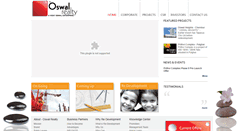 Desktop Screenshot of oswalrealty.com